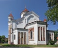 Cathedral church back side view Royalty Free Stock Photo