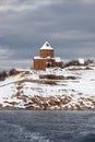 Armenian church at Akdamar Island, Van Lake, Turkey Royalty Free Stock Photo