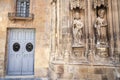 Cathedral Church of Saint Mary,detail door and religious image s