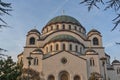 Cathedral Church of Saint Sava in city of Belgrade, Serbia Royalty Free Stock Photo