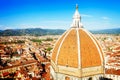 Cathedral church Santa Maria del Fiore, Florence, Italy Royalty Free Stock Photo