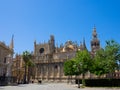 Cathedral church of Seville, Spain Royalty Free Stock Photo