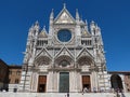 Cathedral church in Siena Royalty Free Stock Photo