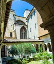 Cathedral Cloister in Aix-en-Provence Royalty Free Stock Photo