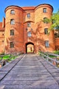 The cathedral complex on a hill in Frombork, Poland Royalty Free Stock Photo