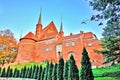 The cathedral complex on a hill in Frombork, Poland Royalty Free Stock Photo
