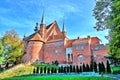 The cathedral complex on a hill in Frombork, Poland Royalty Free Stock Photo