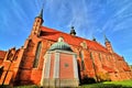 The cathedral complex on a hill in Frombork, Poland Royalty Free Stock Photo