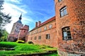 The cathedral complex on a hill in Frombork, Poland Royalty Free Stock Photo