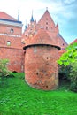 The cathedral complex on a hill in Frombork, Poland Royalty Free Stock Photo