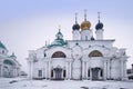 Cathedral of the Conception of Anna in Monastery of St. Jacob Saviour, Rostov town, Russia Royalty Free Stock Photo