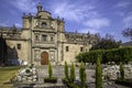The back and garden of Mexico City`s Archiepiscopal Cathedral, the largest cathedral in the Western Hemisphere Royalty Free Stock Photo
