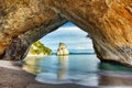 Cathedral Cove on Coromandel Peninsula at Sunrise