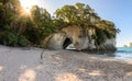 Cathedral cove in the Hahei area on the coromandel region in New Zealand