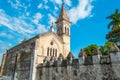 Cathedral of Cuernavaca on the route of the Convents Royalty Free Stock Photo