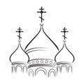 The Domes of Orthodox Cathedral