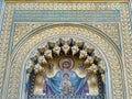 Entrance detail of Curtea de Arges cathedral, Romania Royalty Free Stock Photo