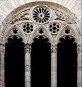 Cathedral decorative window Royalty Free Stock Photo