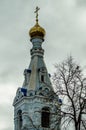 The Cathedral of the Dormition in the city of Maloyaroslavets of the Kaluga region in Russia.