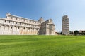 Cathedral and the Leaning Tower of Pisa - Tuscany Italy Royalty Free Stock Photo