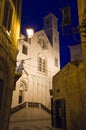 Cathedral at dusk. Giovinazzo. Apulia. Royalty Free Stock Photo
