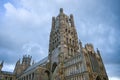 Cathedral of Ely on a cloudy day Royalty Free Stock Photo