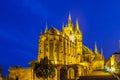 Cathedral of Erfurt in Thuringia in the evening Royalty Free Stock Photo