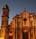 Cathedral in the evening Royalty Free Stock Photo