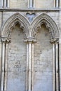 Cathedral Facade in Ely, Cambridgeshire Royalty Free Stock Photo