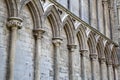 Cathedral Facade in Ely, Cambridgeshire Royalty Free Stock Photo