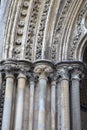 Cathedral Facade in Ely, Cambridgeshire Royalty Free Stock Photo