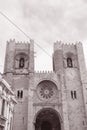 Cathedral Facade, Lisbon; Portugal Royalty Free Stock Photo