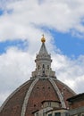 Cathedral of Florence in Italy and the Huge Dome designed by Arc Royalty Free Stock Photo