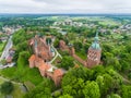 Cathedral of Frombork, view from above Royalty Free Stock Photo