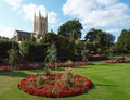 Cathedral and Gardens Royalty Free Stock Photo