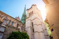 Cathedral in Geneva city Royalty Free Stock Photo