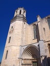 Cathedral in Gerona, Catalonia, Spain Royalty Free Stock Photo