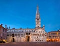 Cathedral with Ghirlandina tower in Modena, Italy