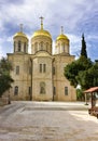 Cathedral of Gorny Russian Orthodox convent in Ein Kerem, near Jerusalem