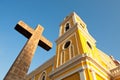 Cathedral at Granada, Nicaragua, Central America. Royalty Free Stock Photo