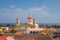 Cathedral of Granada from Nicaragua, Royalty Free Stock Photo