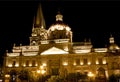 Cathedral of Guadalajara Mexico at Night Royalty Free Stock Photo