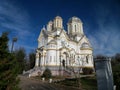 Cathedral Saint Nicholas Calafat with a blue sky Royalty Free Stock Photo