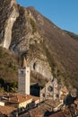 The cathedral and the historical center of Gemona del Friuli, Italy Royalty Free Stock Photo