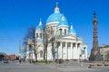 Cathedral of Holy Life-Giving Trinity of Life Guards Izmailovsky Regiment and Column of Glory, St. Petersburg, Russia