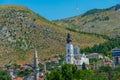 Cathedral of Holy Trinity in Mostar, Bosnia and Herzegovina Royalty Free Stock Photo