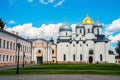 Cathedral of Holy Wisdom of Velikiy Novgorod Kremlin Royalty Free Stock Photo