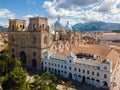 Cathedral of the Immaculate Conception aerial view Cuenca