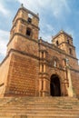 Cathedral Inmaculada Concepcion in Barichara village Royalty Free Stock Photo