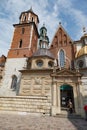 Cathedral inside Wawel royal castle, Krakow, Poland Royalty Free Stock Photo